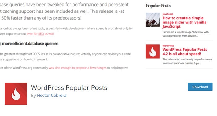 Publicaciones populares de WordPress