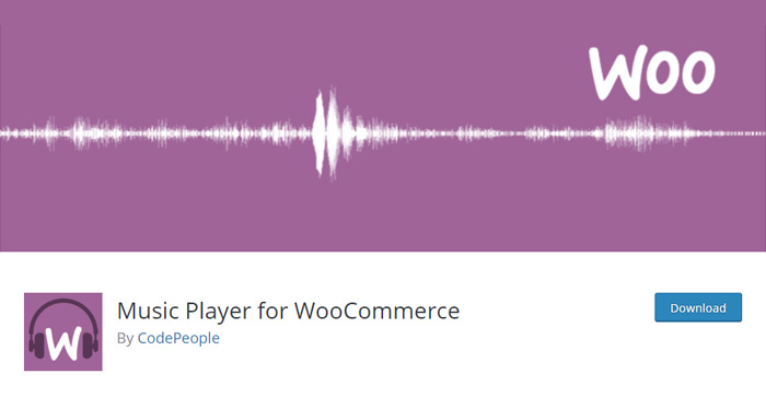 Reproductor de música para WooCommerce