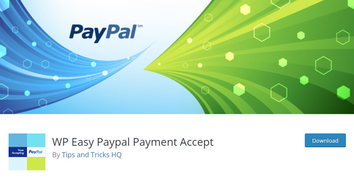 Pago fácil de WP PayPal Aceptar