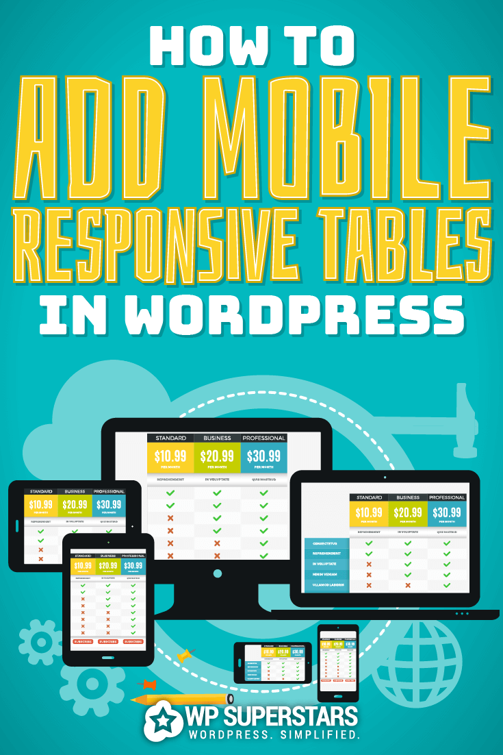 Cómo agregar tablas receptivas móviles en WordPress