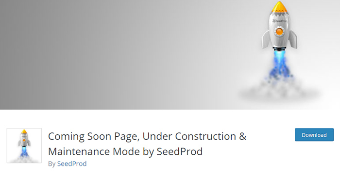 Próximamente Página, en construcción y modo de mantenimiento por SeedProd