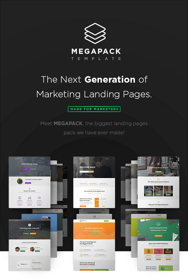 MEGAPACK: paquete de páginas de destino HTML de marketing + acceso a PixFort Page Builder - 19