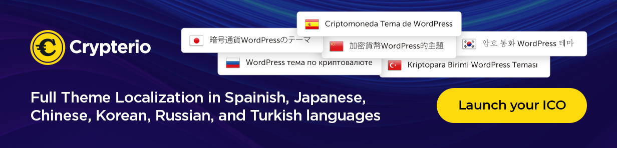 Tema de WordPress para criptomonedas