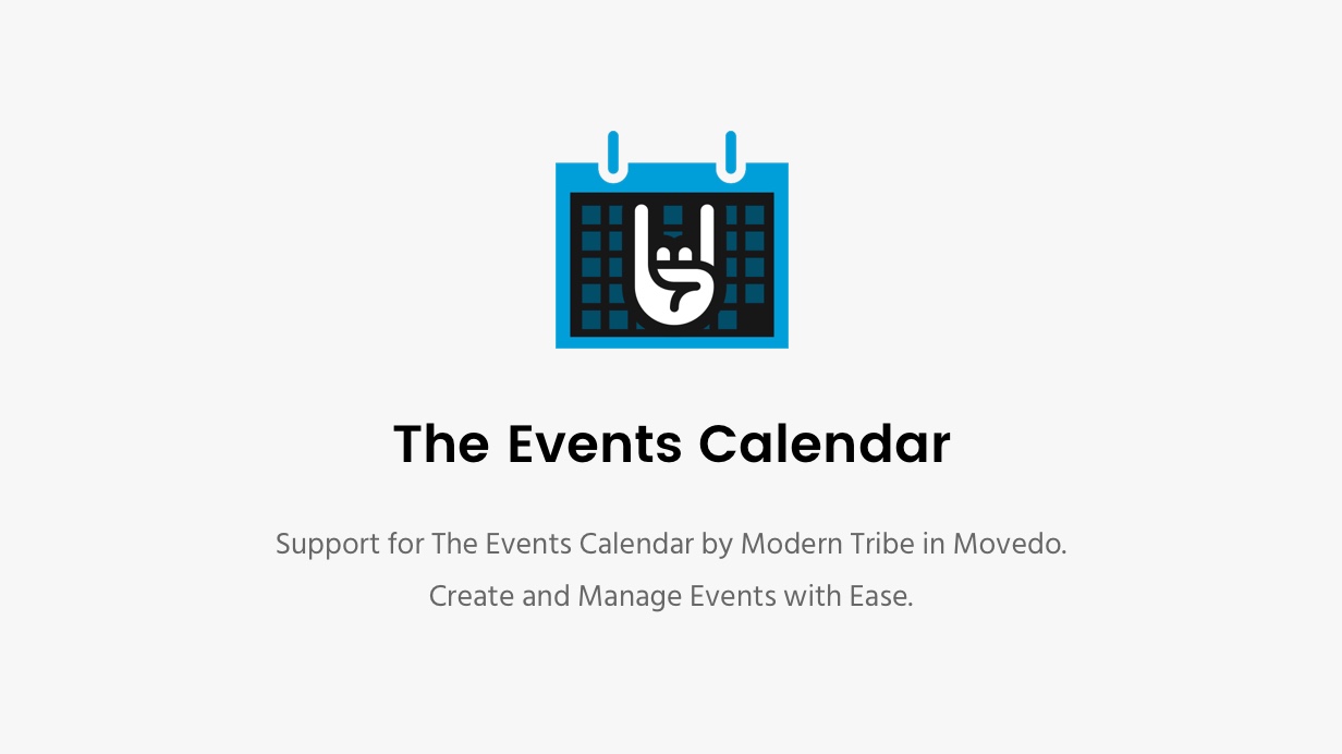 Calendario de eventos Movedo