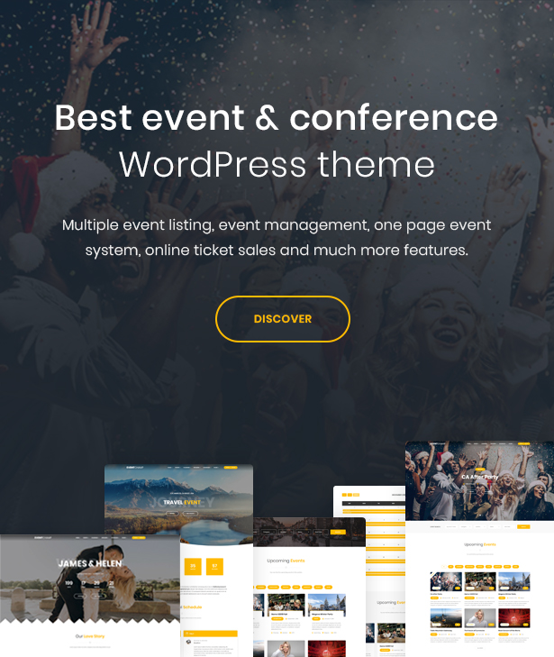 Tema de evento de WordPress