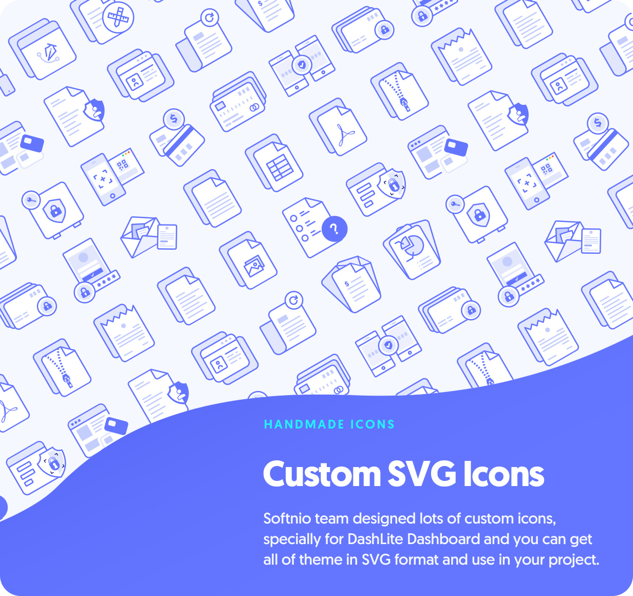 DashLite - Iconos SVG hechos a mano personalizados