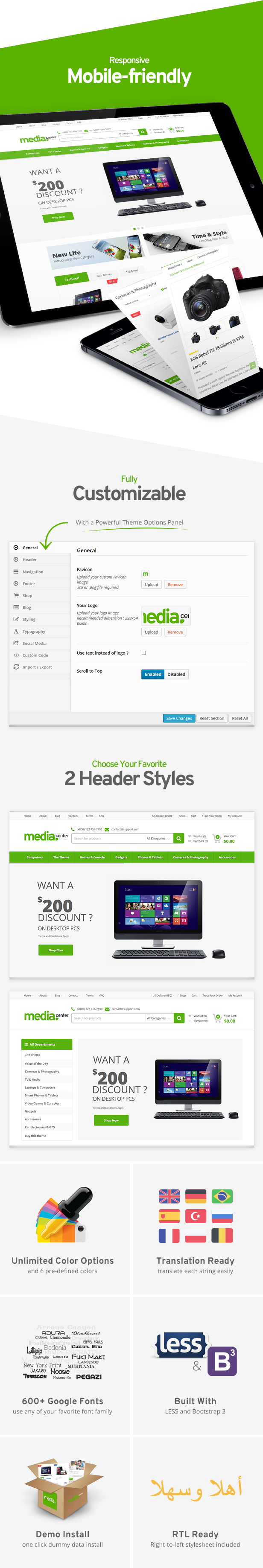 MediaCenter - Tema WooCommerce para tiendas de electrónica - 10
