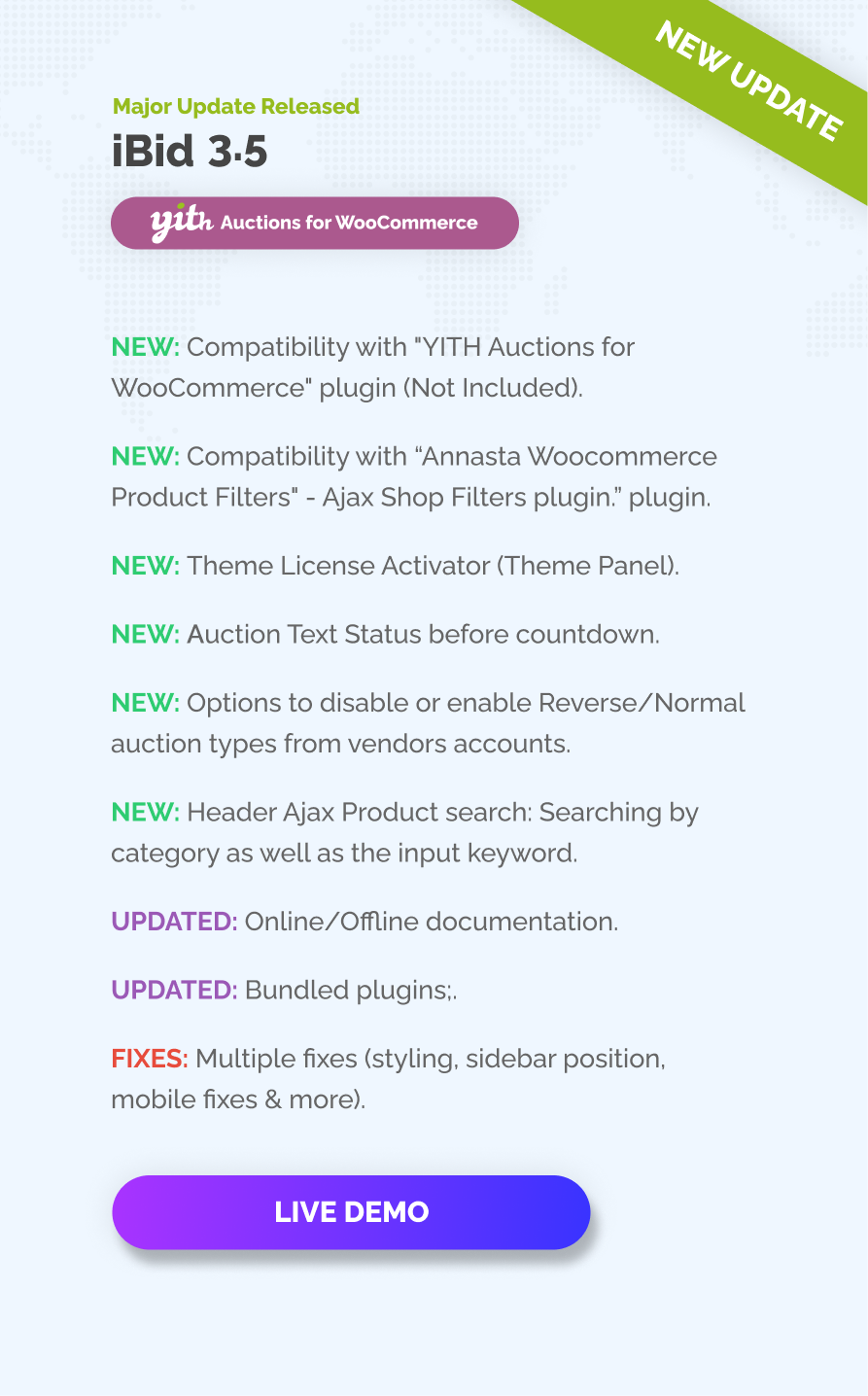 iBid - Tema WooCommerce para subastas de múltiples proveedores - 1