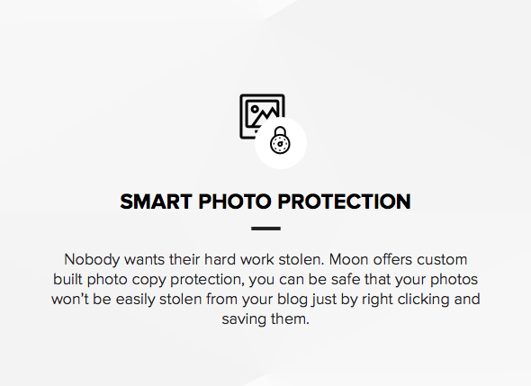 Protección de derechos de autor para fotos