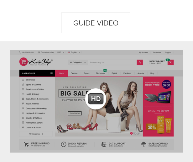 KuteShop - Tema WooCommerce de Elementor para moda, electrónica y mercado (compatible con RTL) - 16