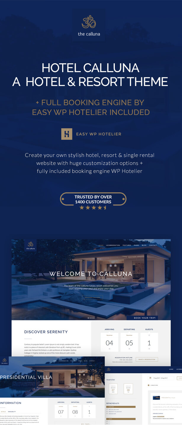 Hotel Calluna - Hotel & Resort & Tema de WordPress - 1