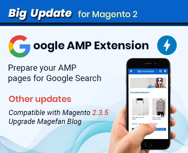 Infinit - Extensión Google AMP para Magento 2