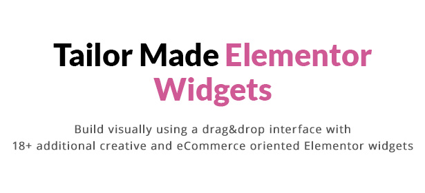 Artemis WooCommerce Tema de WordPress - Widgets de Elementor