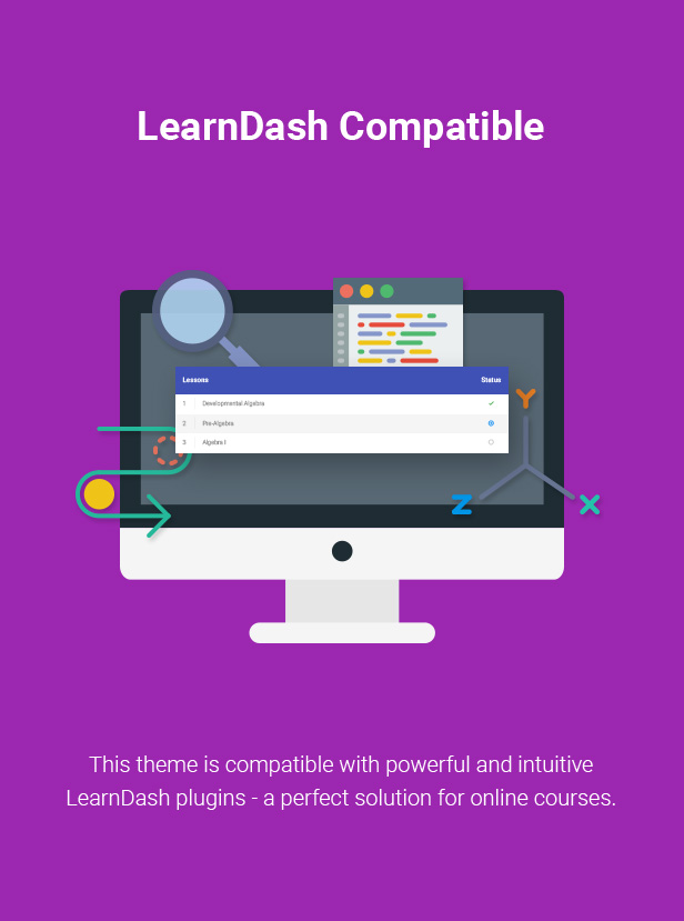 compatibilidad de learndash para el tema de wordpress