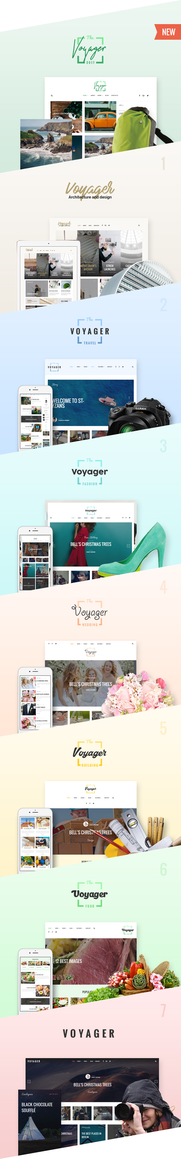 Voyager — Tema de WordPress para blog creativo - 5