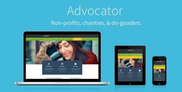 Descargar Advocator Nonprofit Charity Responsive WordPress Theme