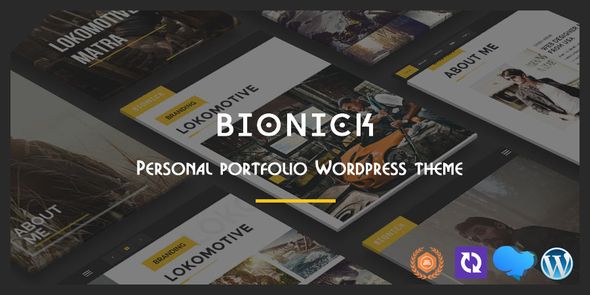 Descargar Bionick Personal Portfolio WordPress Theme