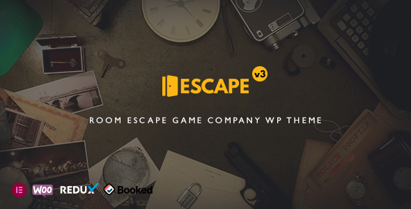 Descargar Escape Room Game Company WP Theme