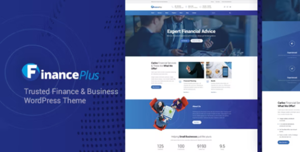 Descargar FinancePlus Consulting Business WordPress Theme