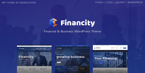 Descargar Financity Business Financial Finance WordPress