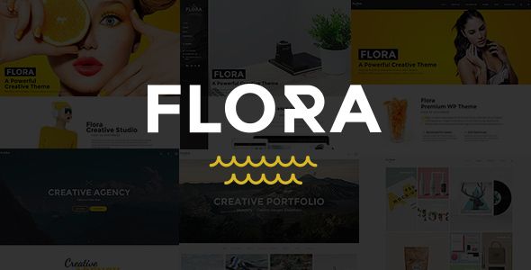 Descargar Flora Responsive Creative WordPress Theme