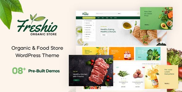 Descargar Freshio Organic Food Store WordPress Theme