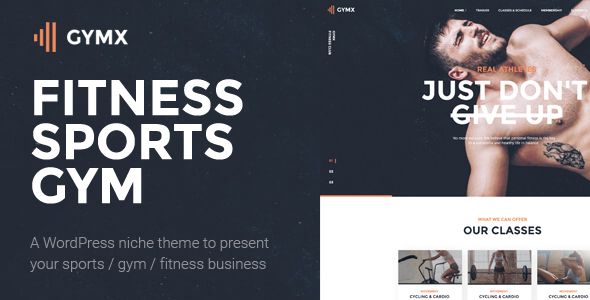 Descargar Gym X Fitness Sports WordPress Theme