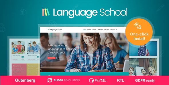 Descargar Language School Courses Learning Management System Education