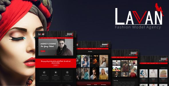 Descargar Lavan Fashion Model Agency WordPress CMS Theme