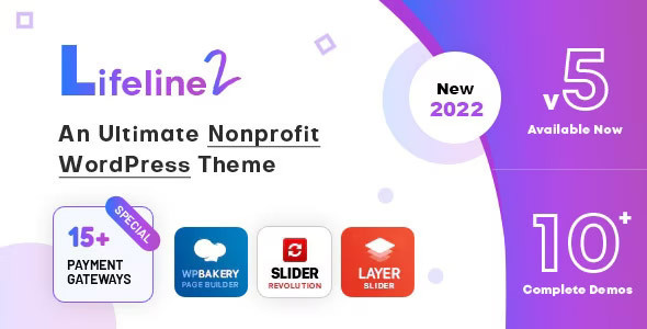 Descargar Lifeline 2 An Ultimate Nonprofit WordPress Theme for