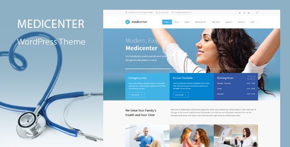 Descargar MediCenter Health Medical WordPress Theme