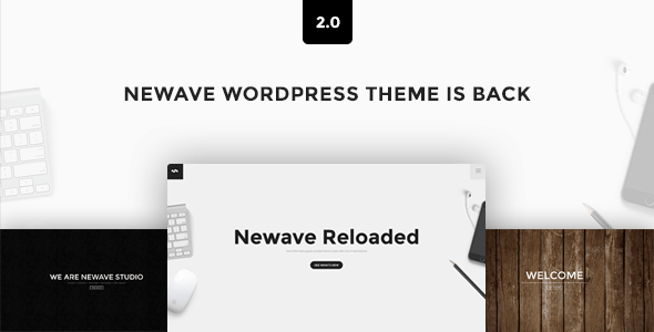 Descargar Newave WordPress Responsive One Page