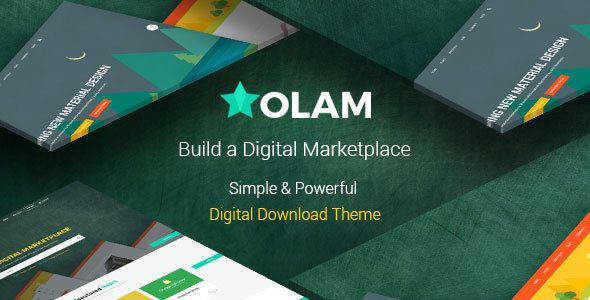 Descargar Olam Easy Digital Downloads Marketplace WordPress Theme