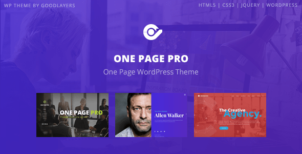 Descargar One Page Pro Multipurpose WordPress
