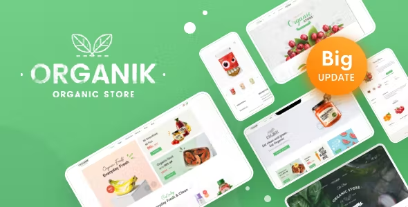 Descargar Organik Organic Food Store WordPress Theme