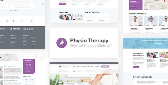 Descargar Physio Physical Therapy Medical Clinic WP Theme