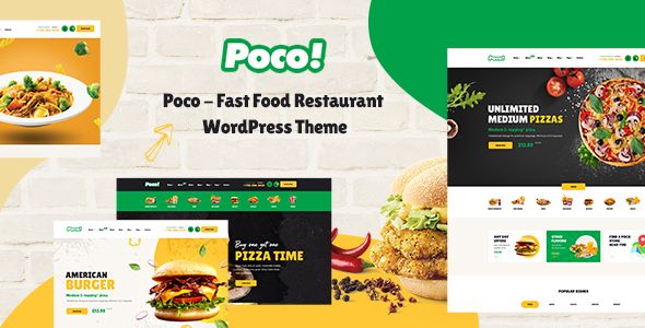 Descargar Poco Fast Food Restaurant WordPress Theme