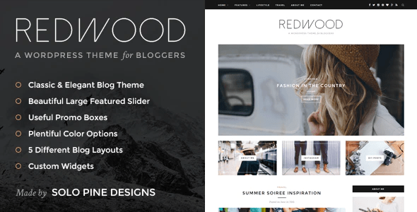Descargar Redwood A Responsive WordPress Blog Theme