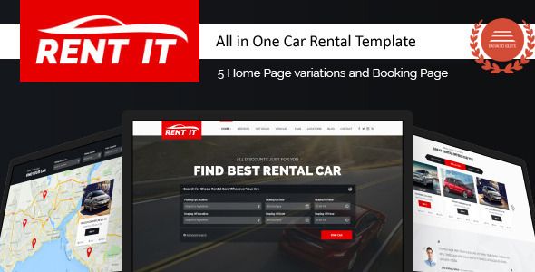 Descargar Rent It Car Rental Template with RTL Support