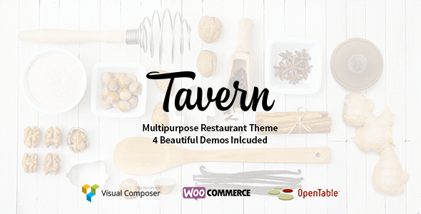 Descargar Tavern Professional Restaurant Theme