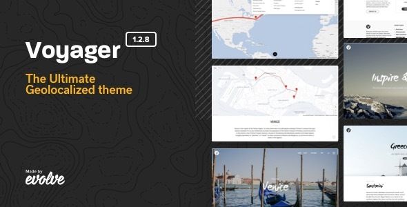 Descargar Voyager The Geolocalized Multipurpose WP theme
