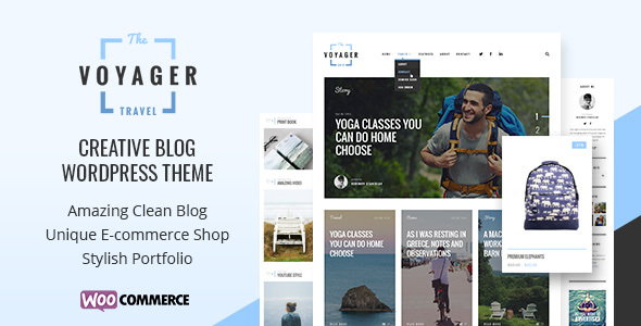 Descargar Voyager — Creative Blog WordPress Theme