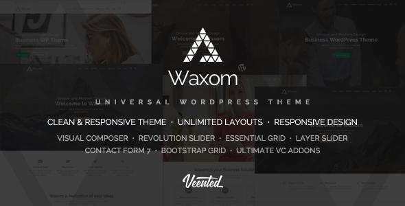 Descargar Waxom Clean Universal WordPress Theme