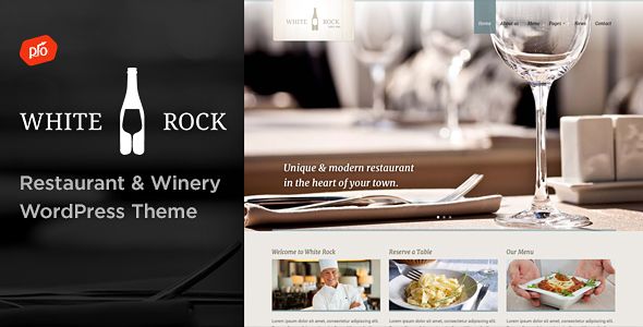Descargar White Rock Restaurant Winery Theme
