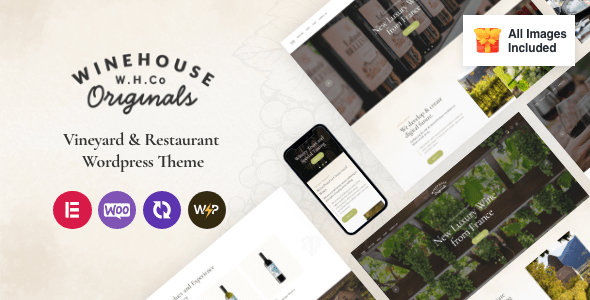 Descargar Wine House Vineyard Restaurant Liquor Store WordPress