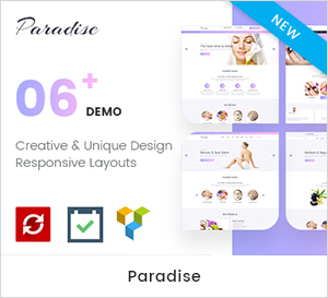 Paradise - Tema multipropósito de WordPress para spa y belleza
