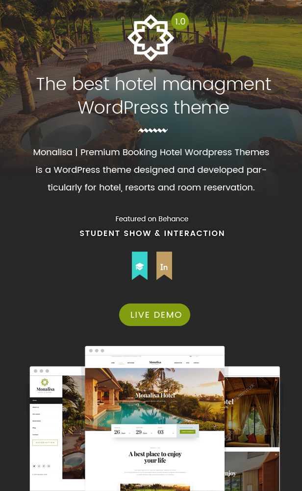 Tema WordPress para hoteles