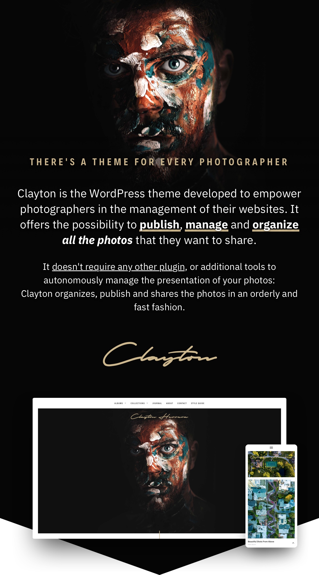 Clayton, un tema elegante para fotógrafos - 8