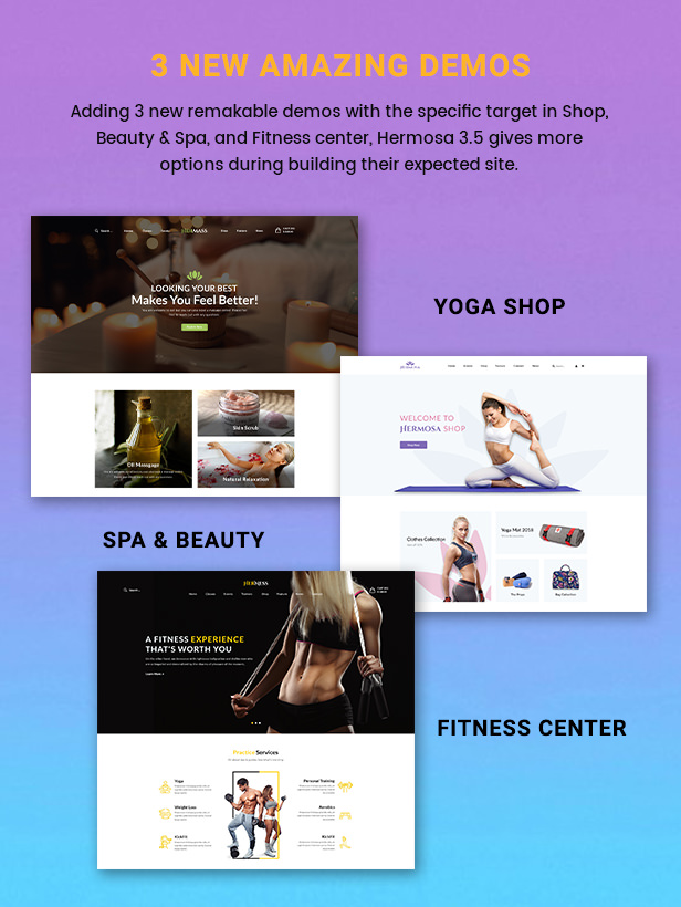 Hermosa - Tema de WordPress para salud, belleza y yoga - 2