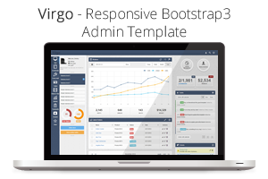 Virgo - Plantilla de administración de Bootstrap 3 receptiva - 2